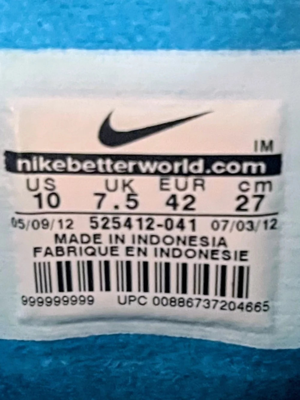 Nike Black Over-the-Knee Leather Boots with Gray Heel and Blue Trim